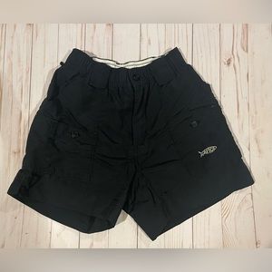 Aftcos Youth Boys Black Shorts. Size 26. Excellent Condition.